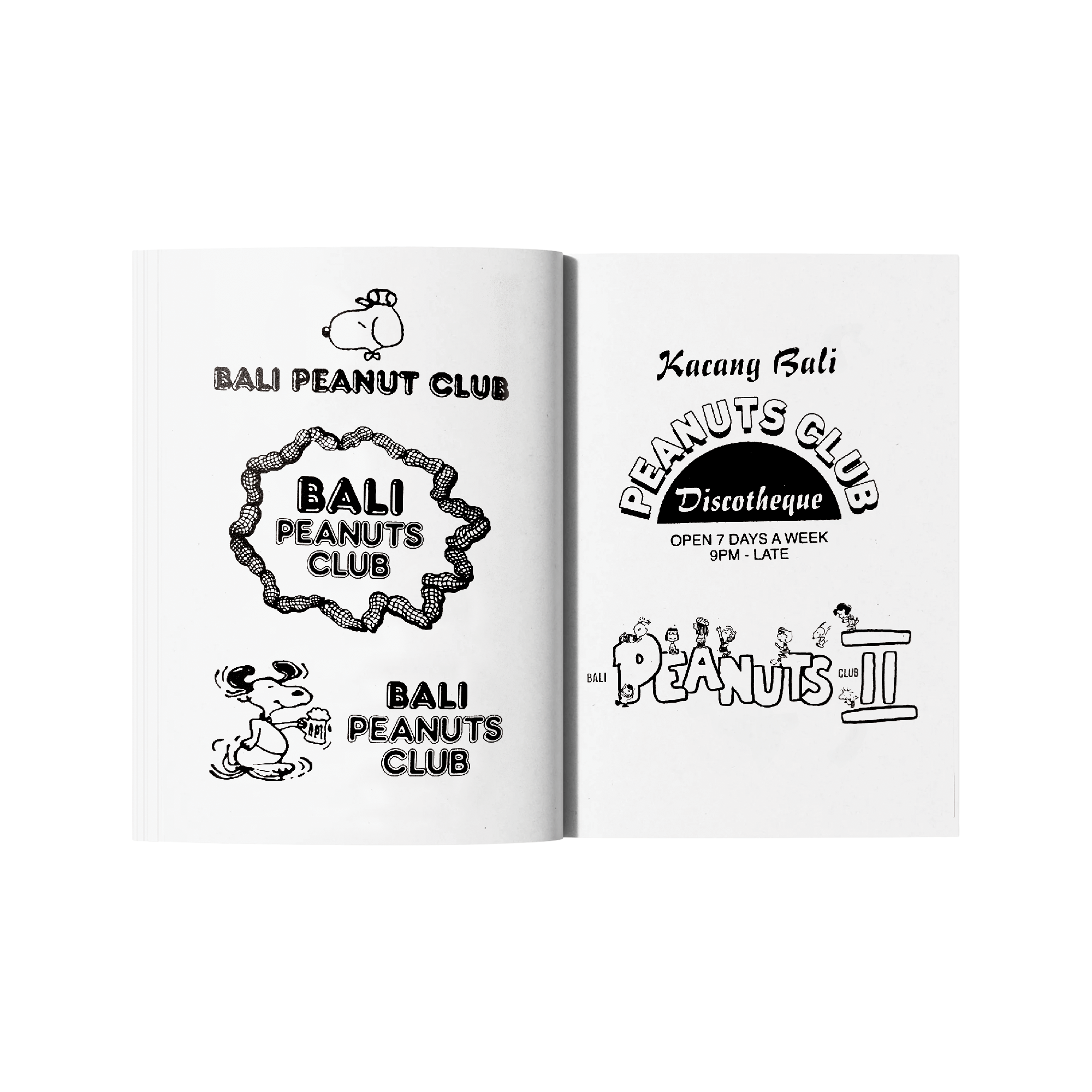 Bali Logos and Artifacts of Early Bali Tourism