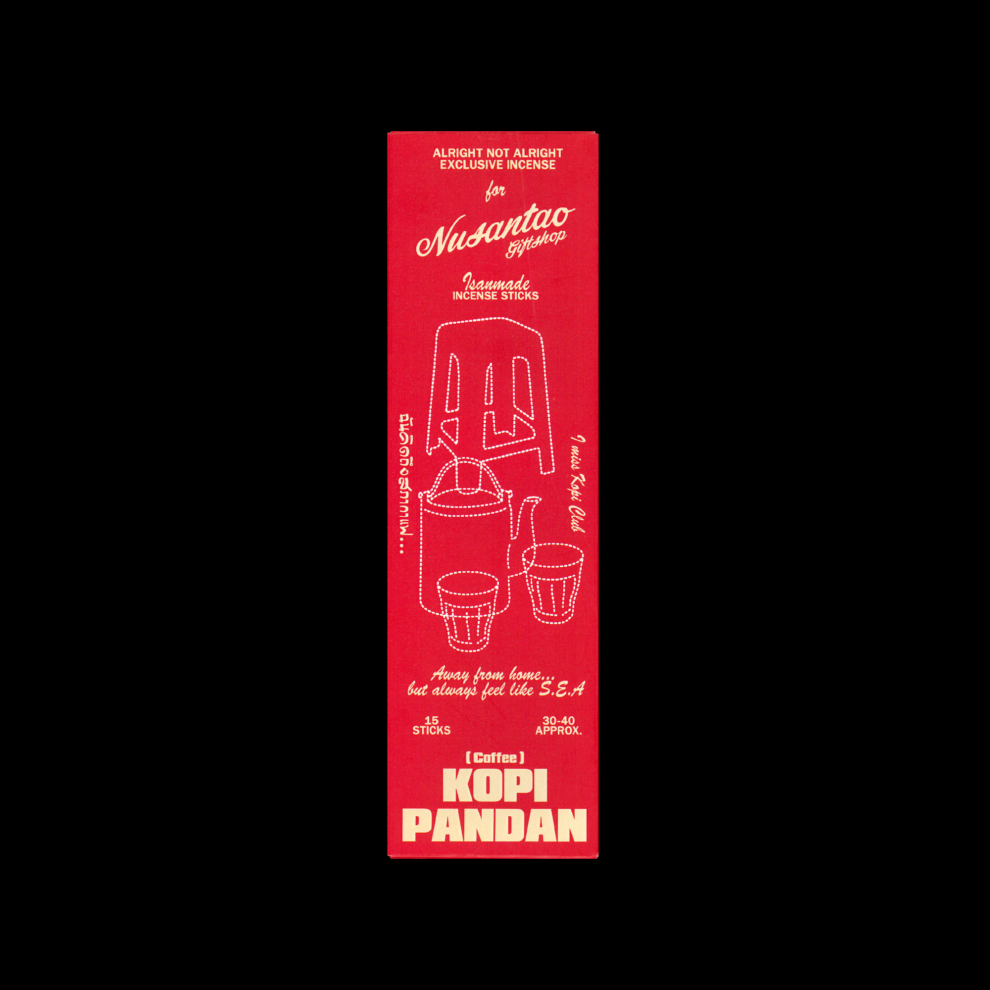 Kopi Pandan Incense Sticks