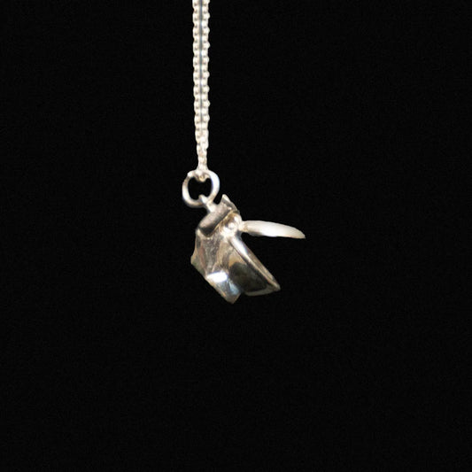 Toilet 925 Silver Necklace
