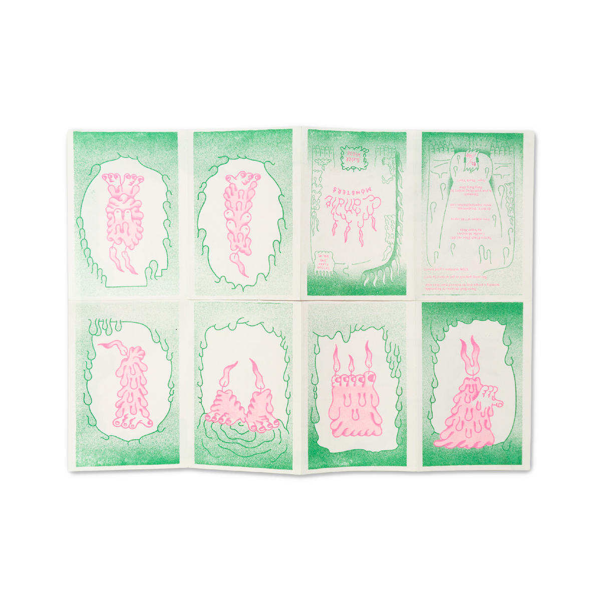 Zinemate: Tattoo Flash Zine vol.1: Candle Monsters